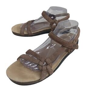 Teva 11# Ventura cork SN6389 leather brown Sandles. Comfy. Casual. Travel Active